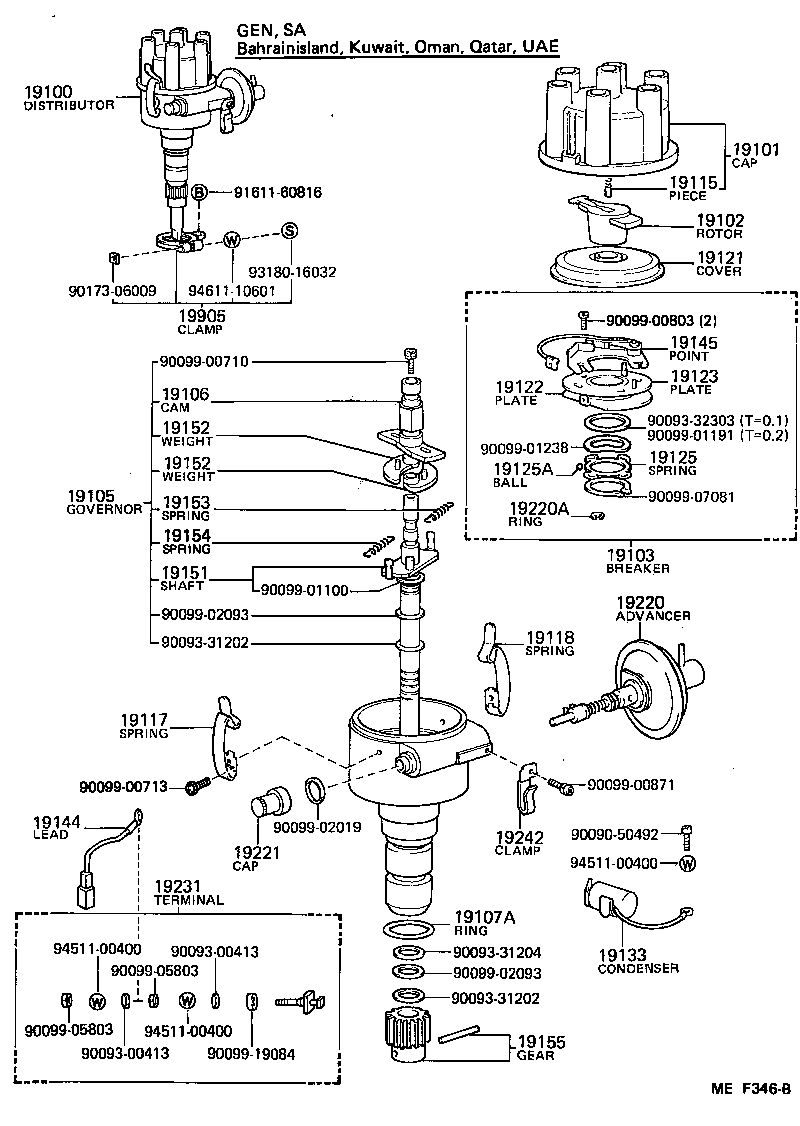  LAND CRUISER 70 |  DISTRIBUTOR