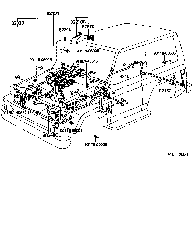  LAND CRUISER 70 |  WIRING CLAMP