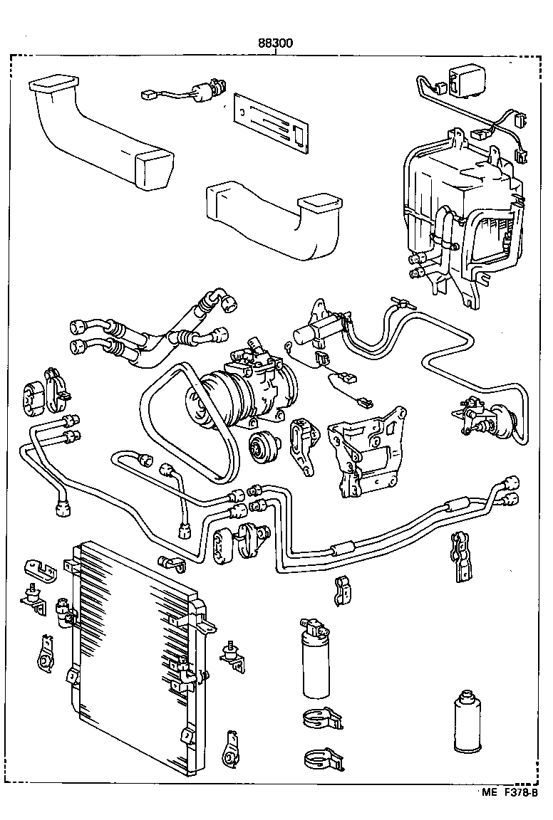  LAND CRUISER 70 |  HEATING AIR CONDITIONING SET