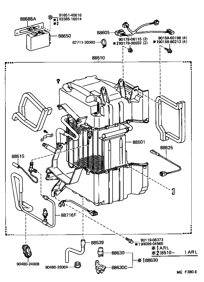  LAND CRUISER 70 |  HEATING AIR CONDITIONING COOLER UNIT