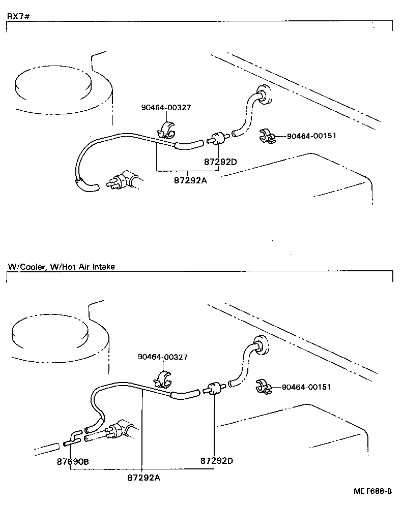  CRESSIDA |  HEATING AIR CONDITIONING VACUUM PIPING