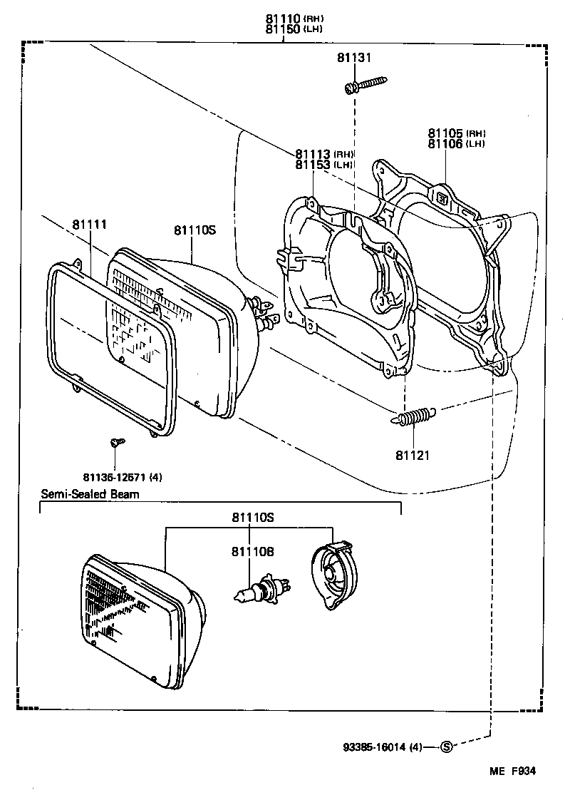  HIACE VAN COMUTER |  HEADLAMP