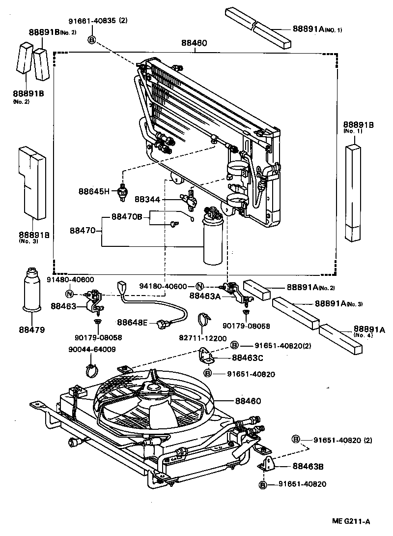  MODEL F |  HEATING AIR CONDITIONING COOLER PIPING