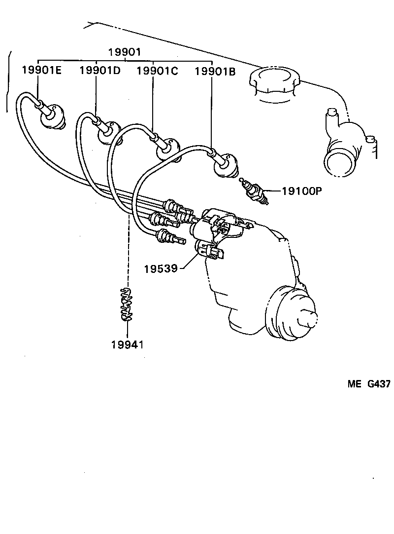  LITEACE |  IGNITION COIL SPARK PLUG