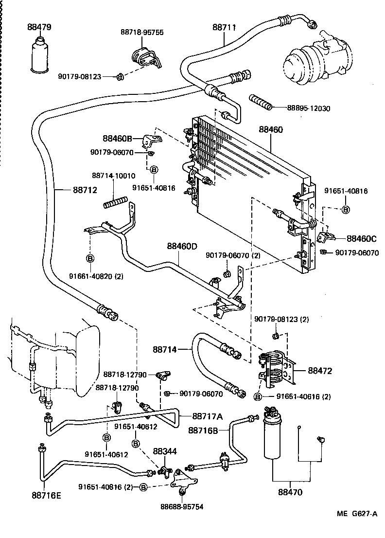  LITEACE |  HEATING AIR CONDITIONING COOLER PIPING