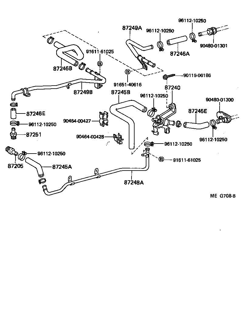  LAND CRUISER 70 |  HEATING AIR CONDITIONING WATER PIPING