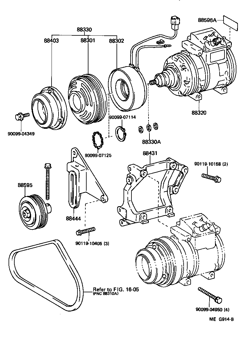  SUPRA |  HEATING AIR CONDITIONING COMPRESSOR