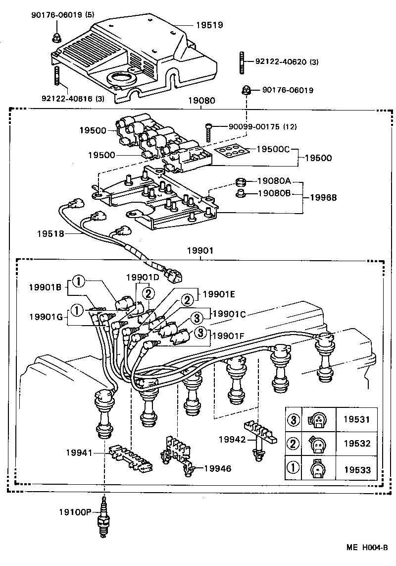  SUPRA |  IGNITION COIL SPARK PLUG