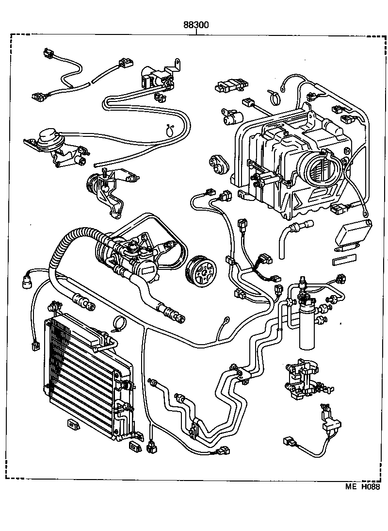  STARLET |  HEATING AIR CONDITIONING SET