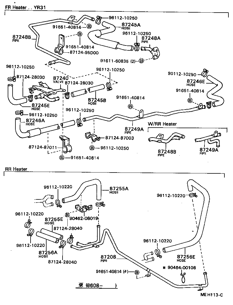  MODEL F |  HEATING AIR CONDITIONING WATER PIPING