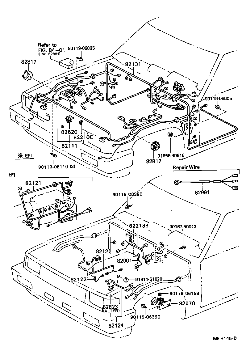  HILUX |  WIRING CLAMP