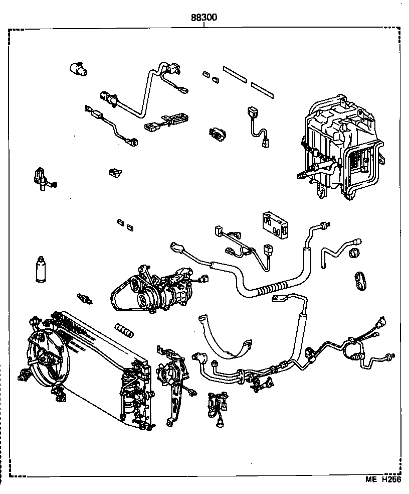  SUPRA |  HEATING AIR CONDITIONING SET