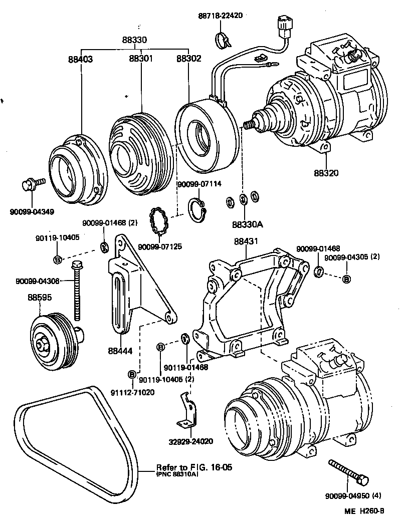  SUPRA |  HEATING AIR CONDITIONING COMPRESSOR