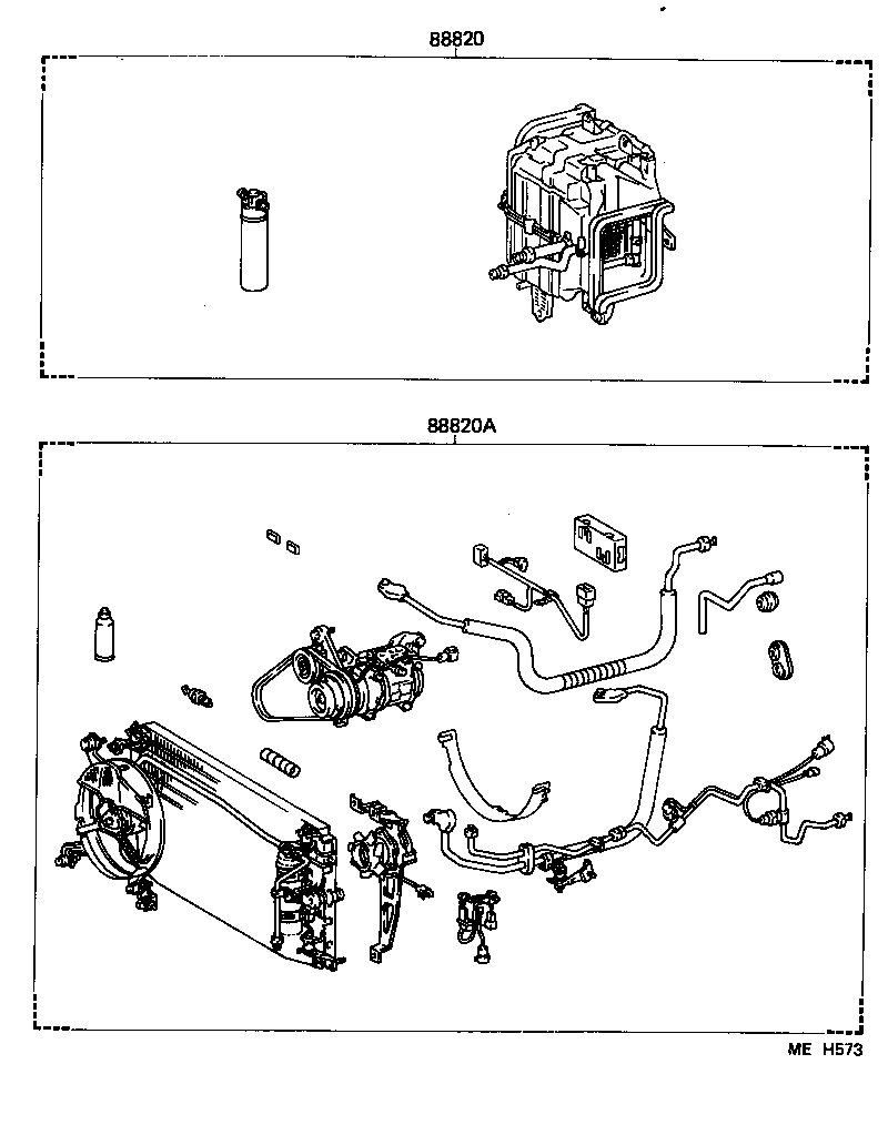  SUPRA |  HEATING AIR CONDITIONING SET