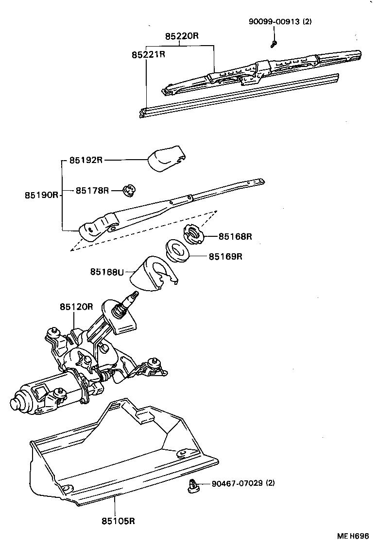  CRESSIDA |  REAR WIPER