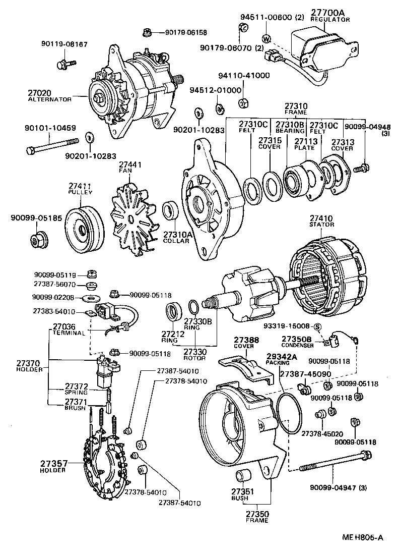  COASTER |  ALTERNATOR