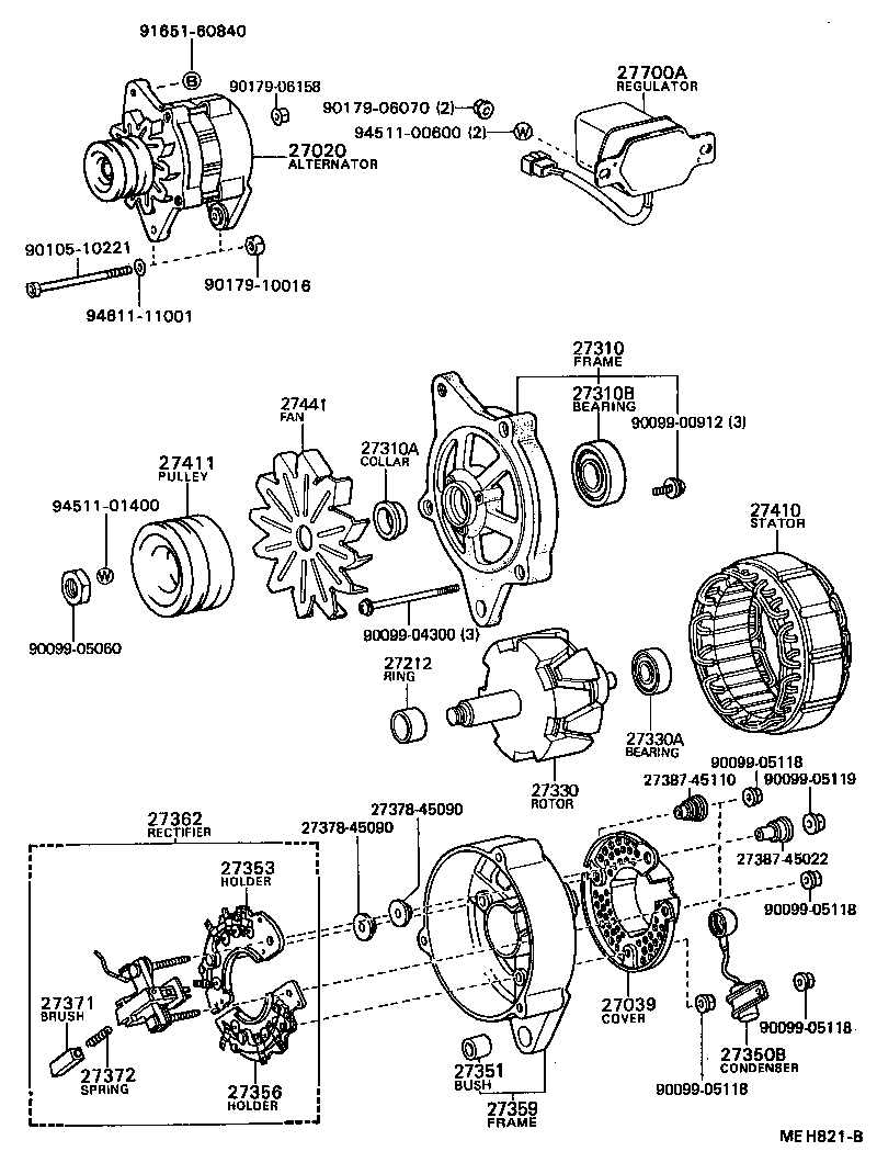  COASTER |  ALTERNATOR