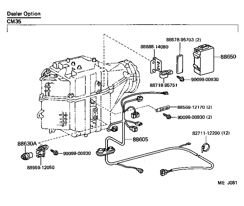  LITEACE |  HEATING AIR CONDITIONING COOLER UNIT