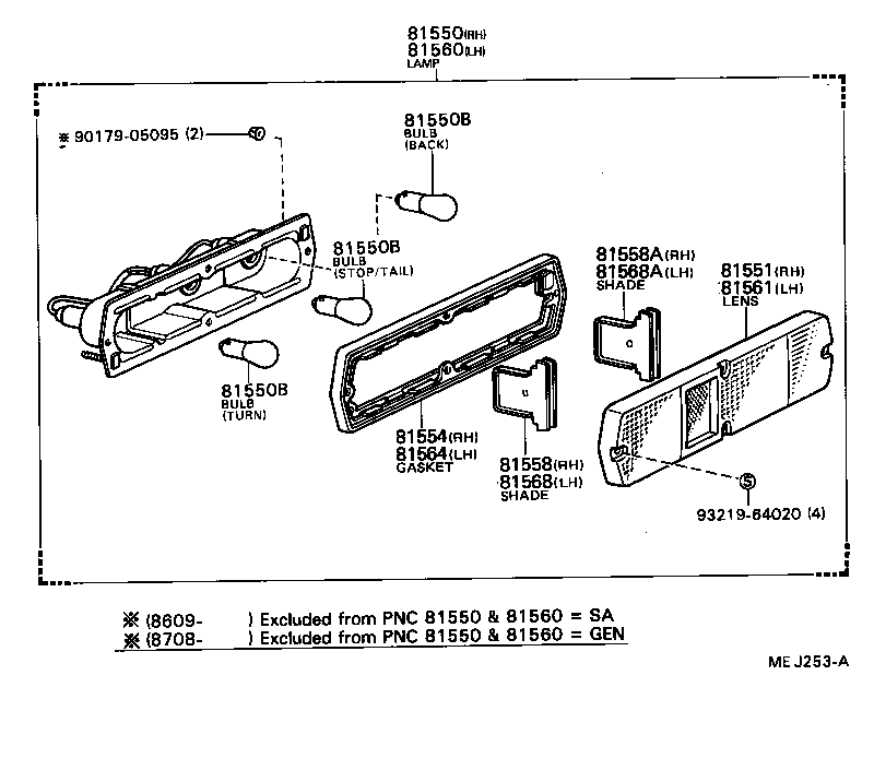  STOUT |  REAR COMBINATION LAMP