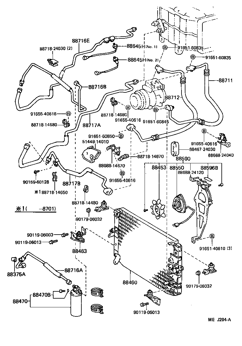  SUPRA |  HEATING AIR CONDITIONING COOLER PIPING
