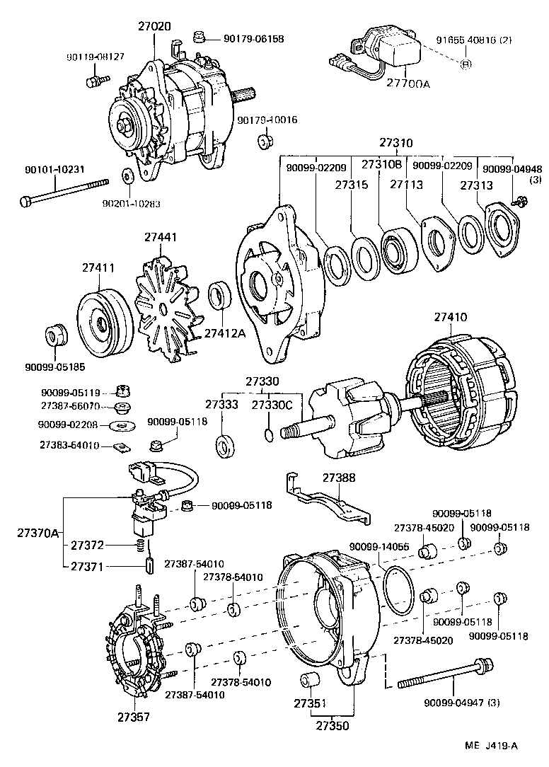  CROWN |  ALTERNATOR