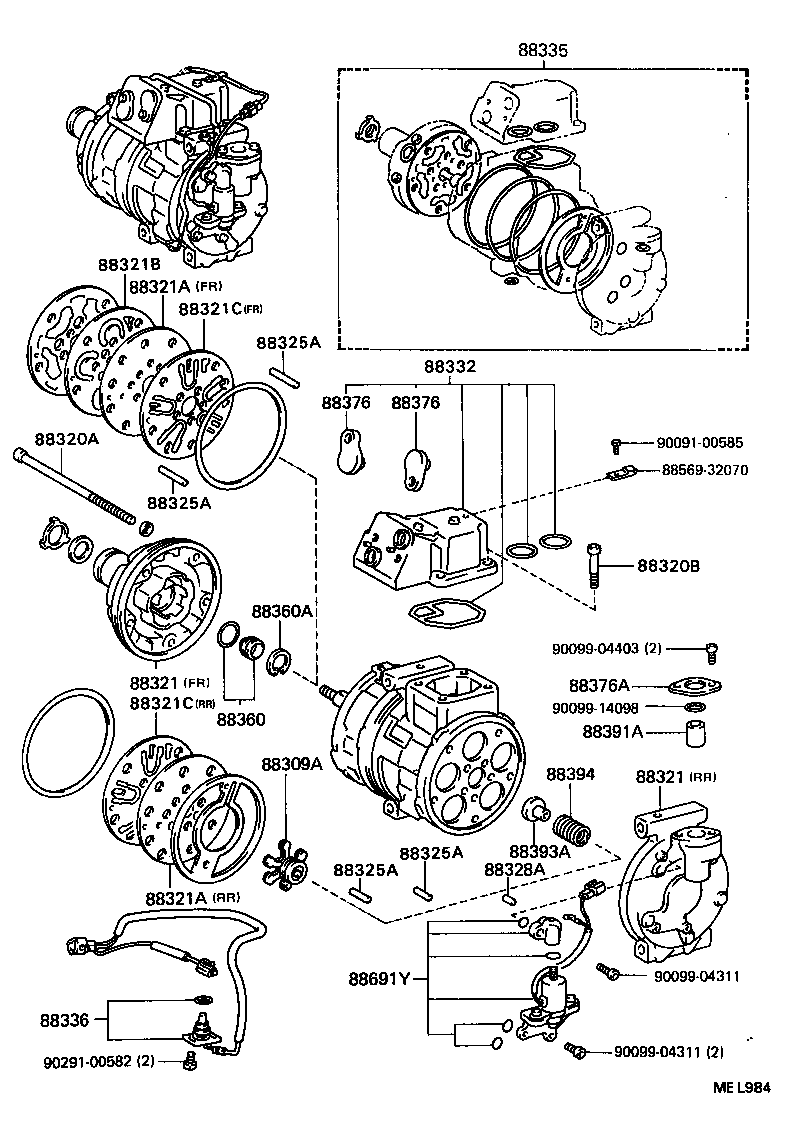  CAMRY |  HEATING AIR CONDITIONING COMPRESSOR