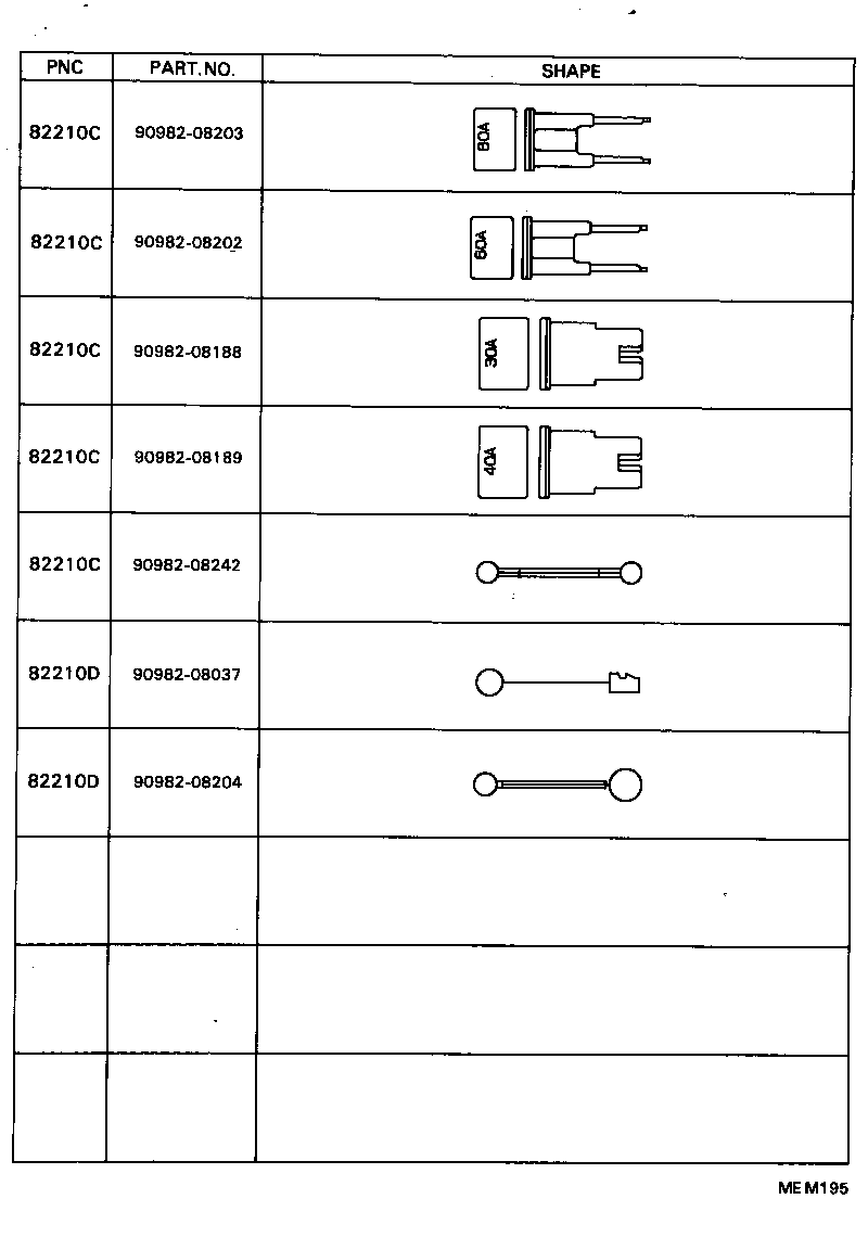  MODEL F |  WIRING CLAMP