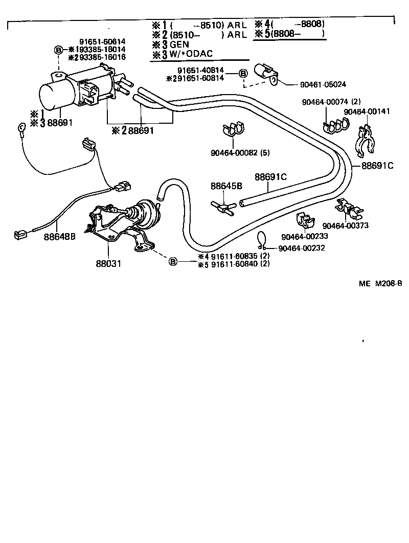  LAND CRUISER 70 |  HEATING AIR CONDITIONING VACUUM PIPING