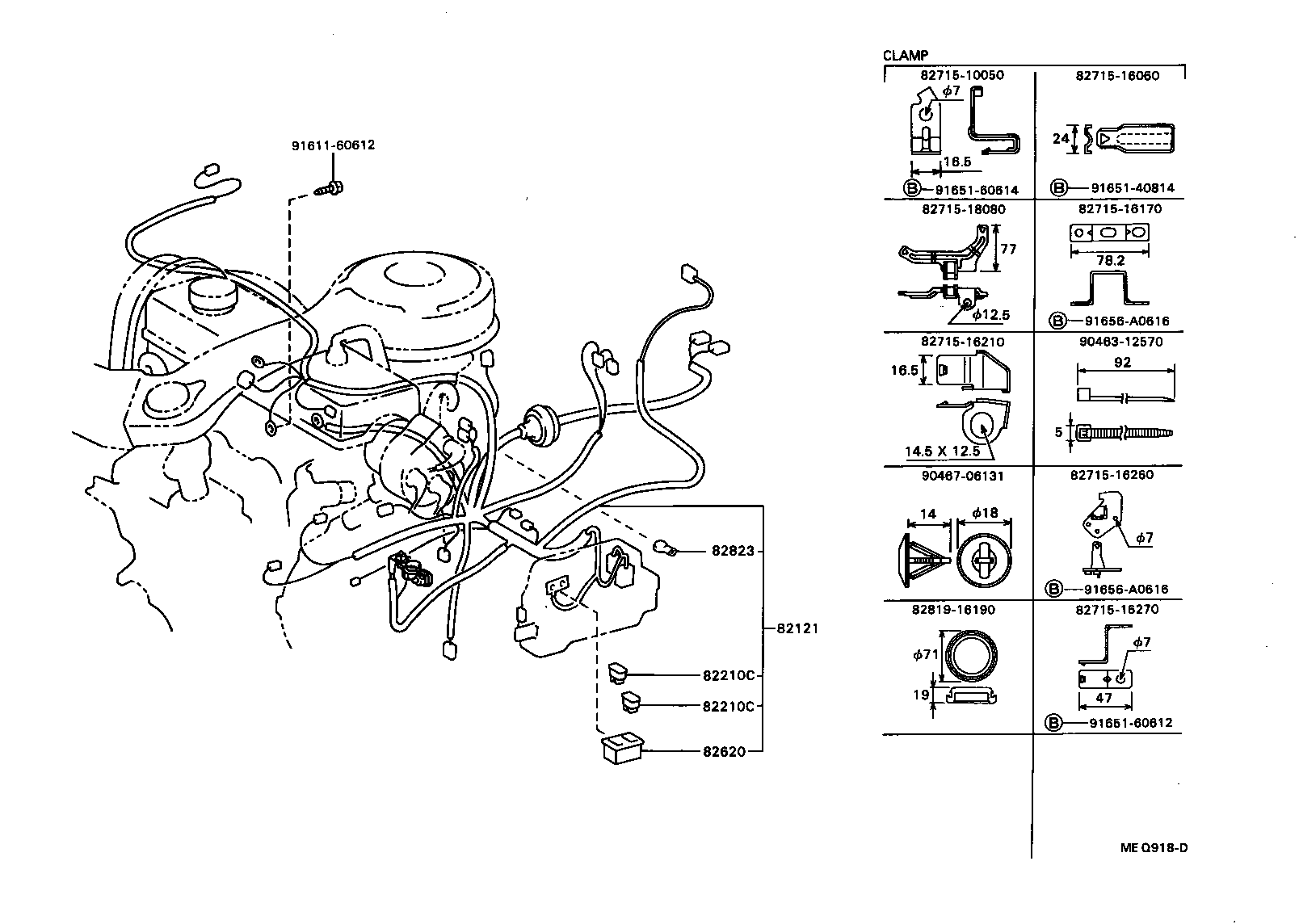  TERCEL |  WIRING CLAMP