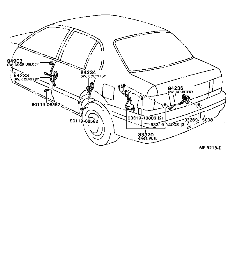  TERCEL |  SWITCH RELAY COMPUTER
