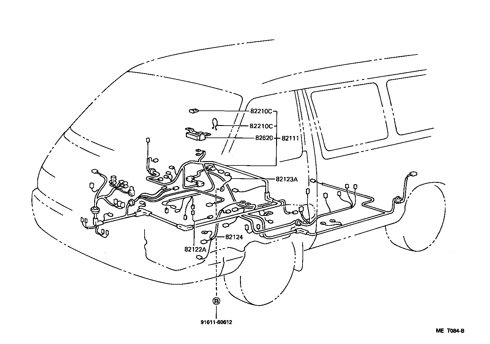  LITEACE VAN WAGON |  WIRING CLAMP