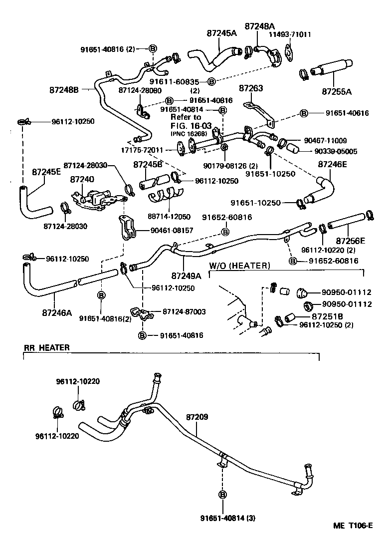  LITEACE VAN WAGON |  HEATING AIR CONDITIONING WATER PIPING