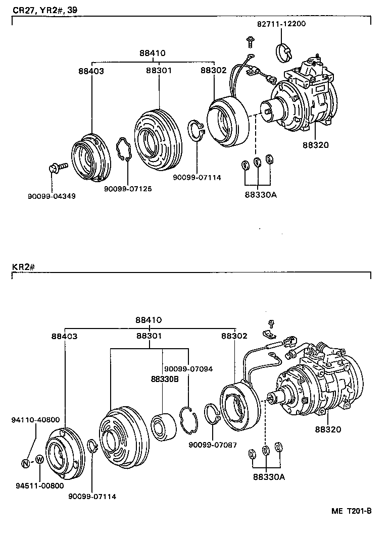  LITEACE VAN WAGON |  HEATING AIR CONDITIONING COMPRESSOR