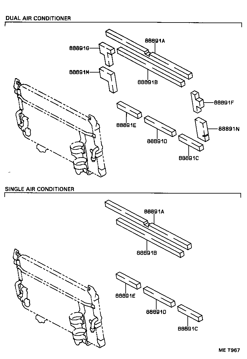  LITEACE VAN WAGON |  HEATING AIR CONDITIONING COOLER PIPING