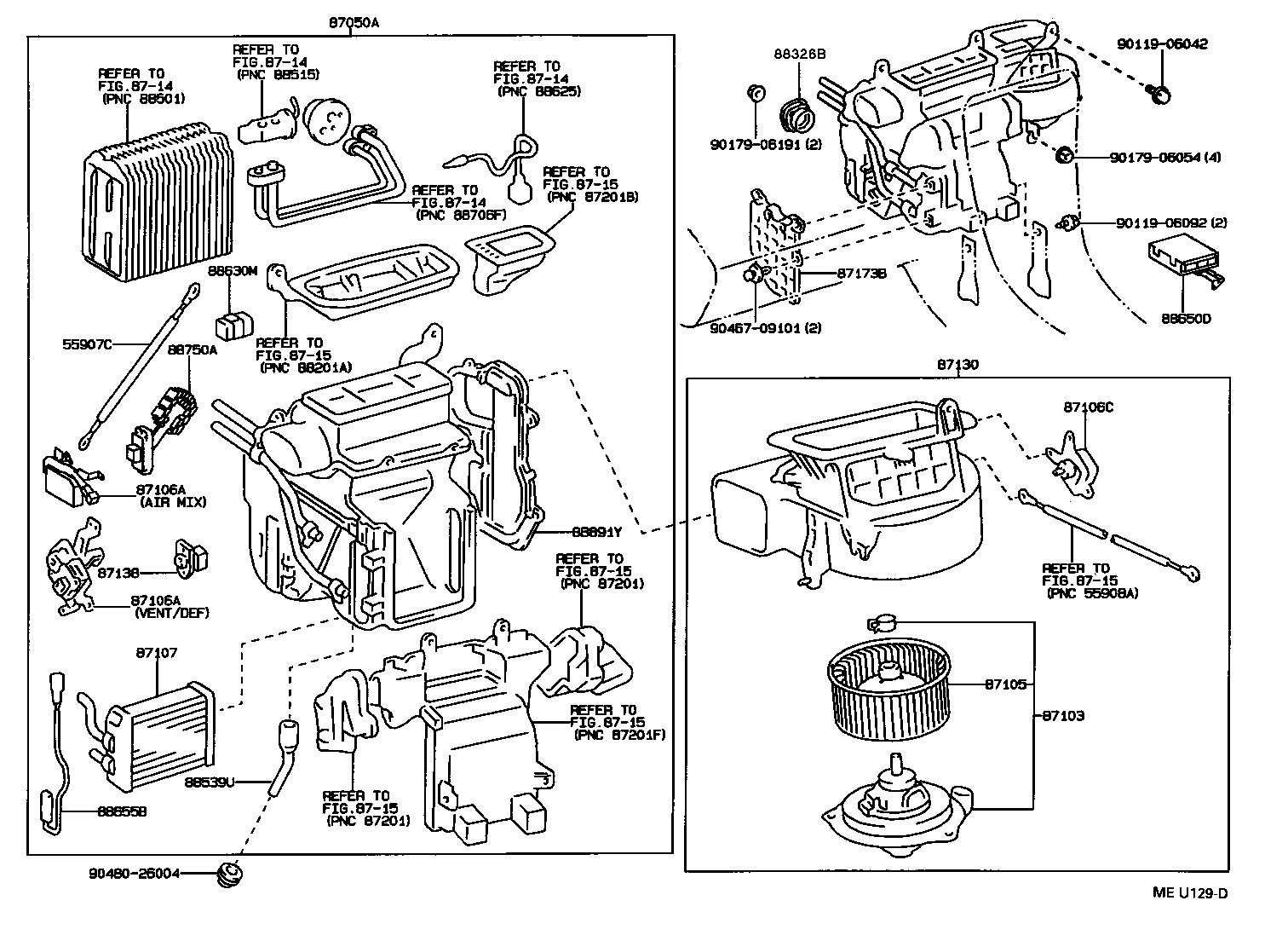  CAMRY JPP SED |  HEATING AIR CONDITIONING HEATER UNIT BLOWER