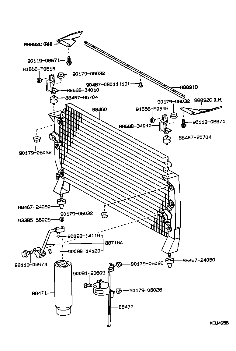  T100 |  HEATING AIR CONDITIONING COOLER PIPING