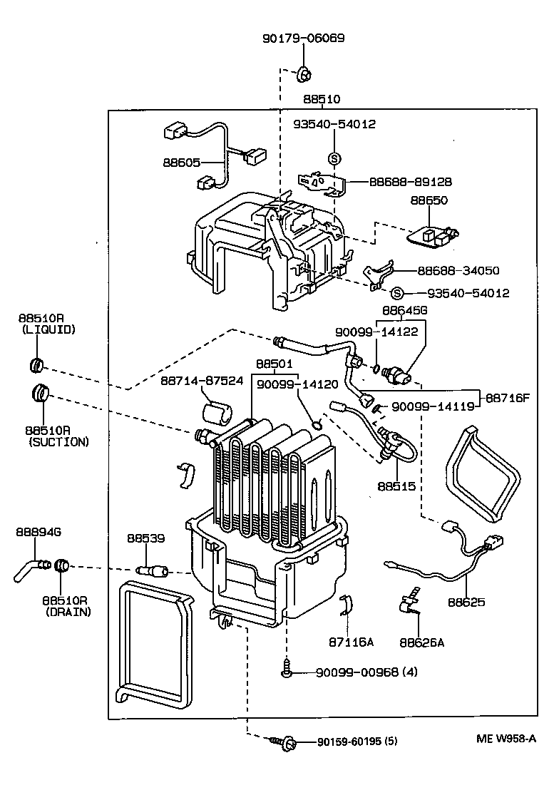  T100 |  HEATING AIR CONDITIONING COOLER UNIT