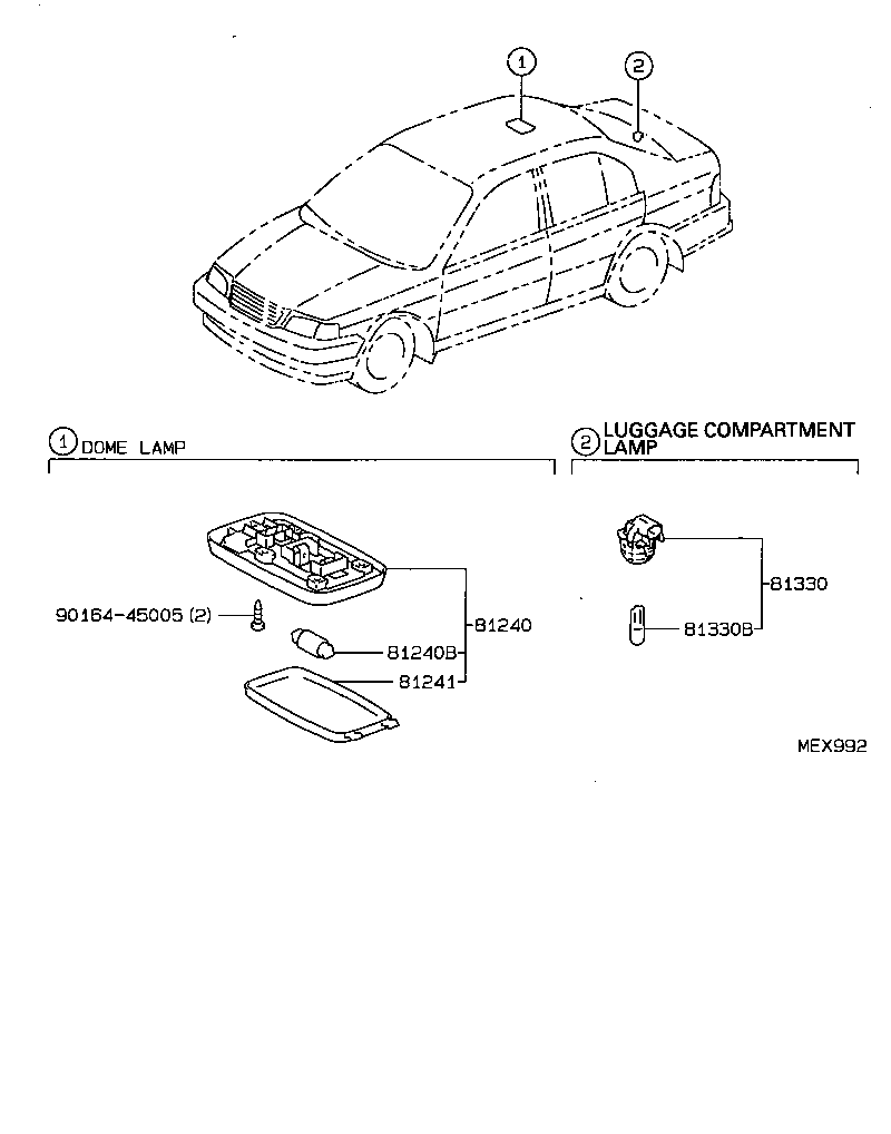  TERCEL |  INTERIOR LAMP