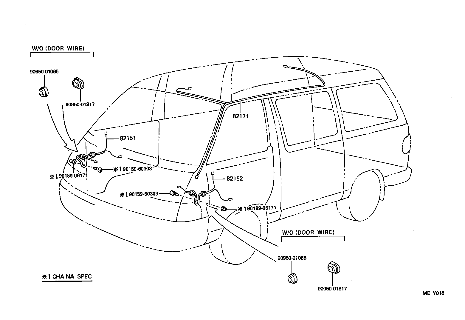  LITEACE VAN WAGON |  WIRING CLAMP