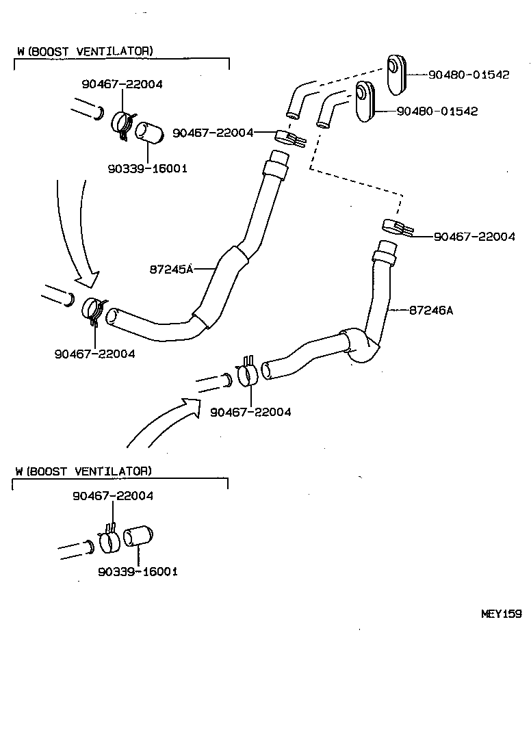  TERCEL |  HEATING AIR CONDITIONING WATER PIPING