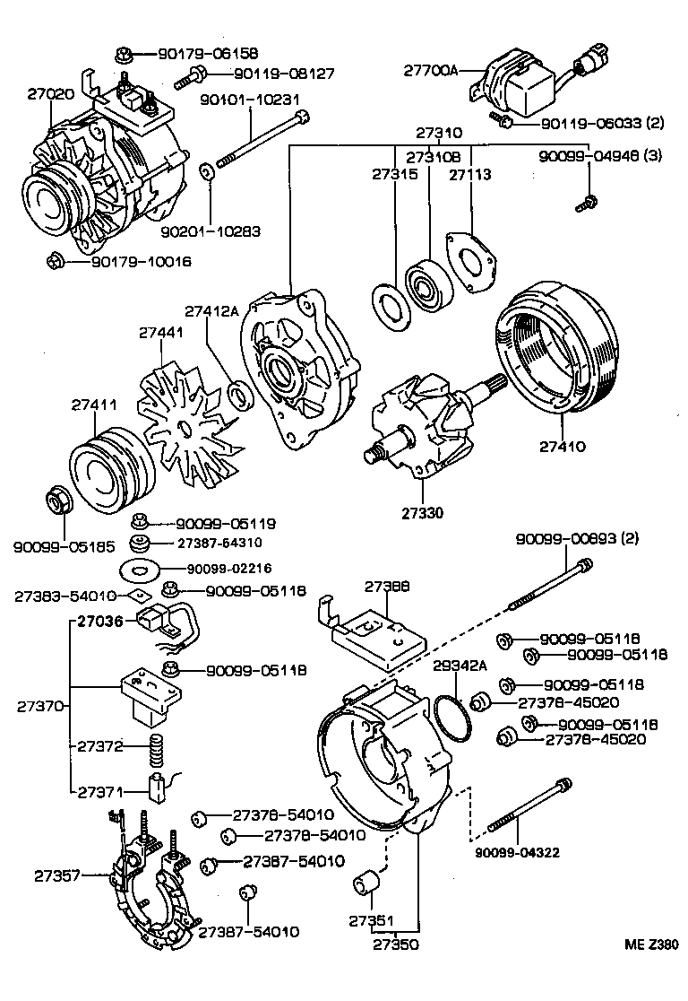  HILUX |  ALTERNATOR