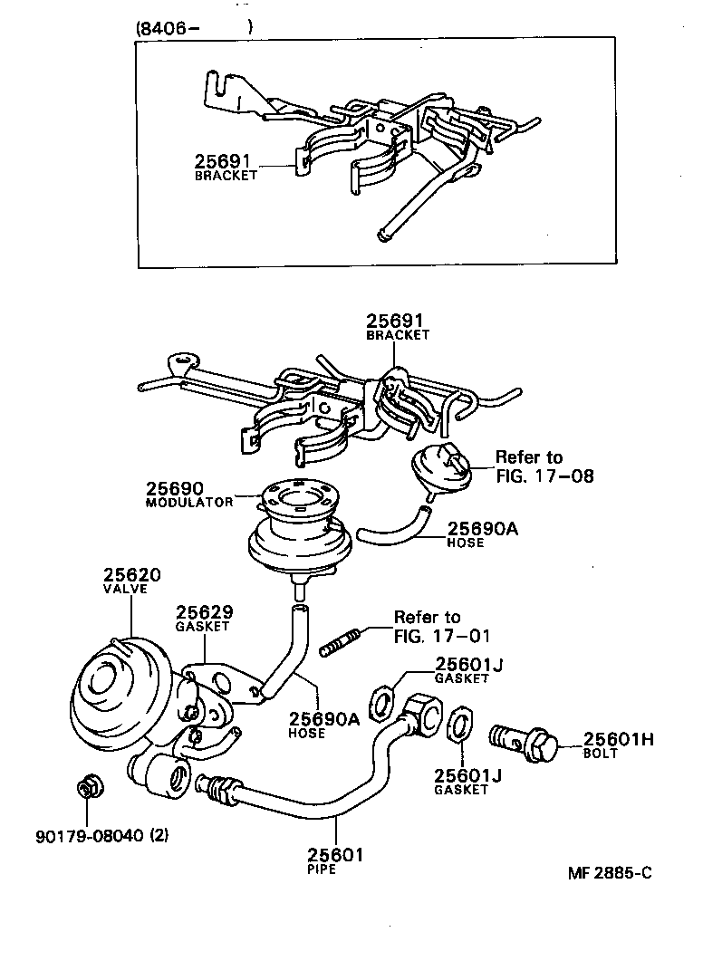  TERCEL |  EXHAUST GAS RECIRCULATION SYSTEM