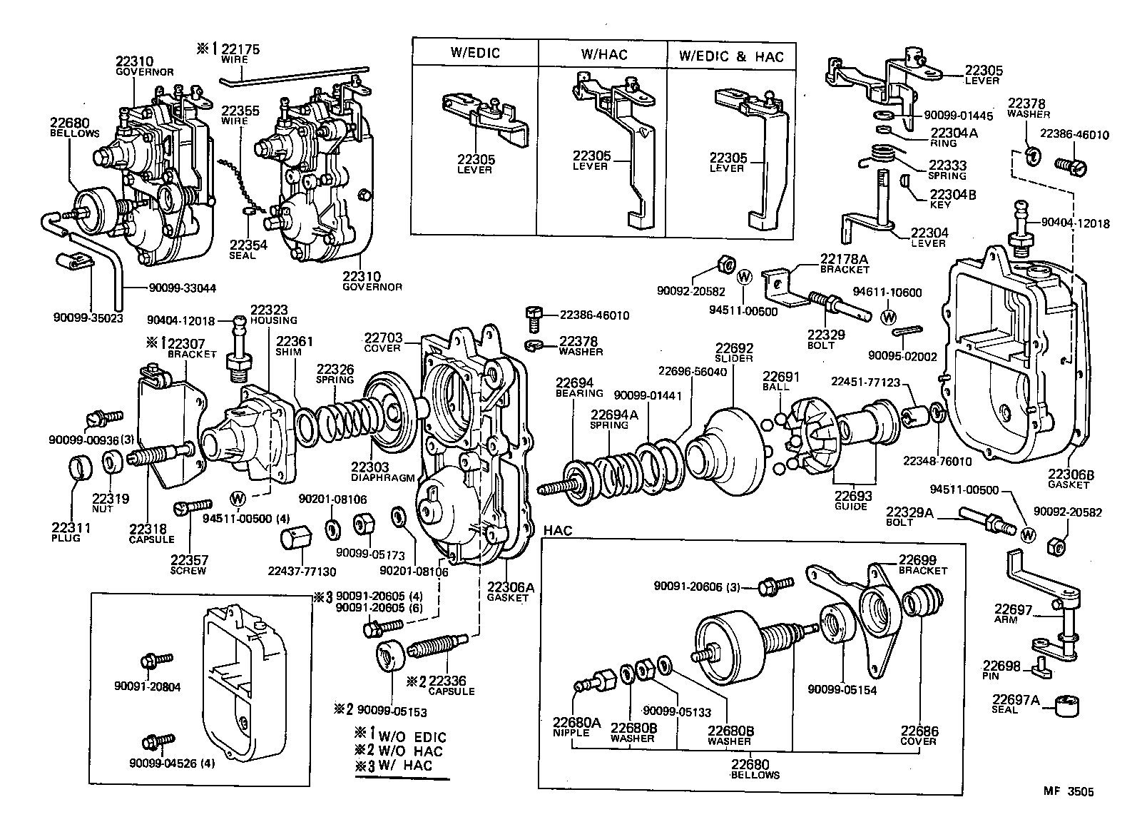  LAND CRUISER 70 |  PNEUMATIC GOVERNOR