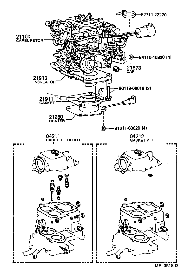  LAND CRUISER 70 |  CARBURETOR ASSEMBLY