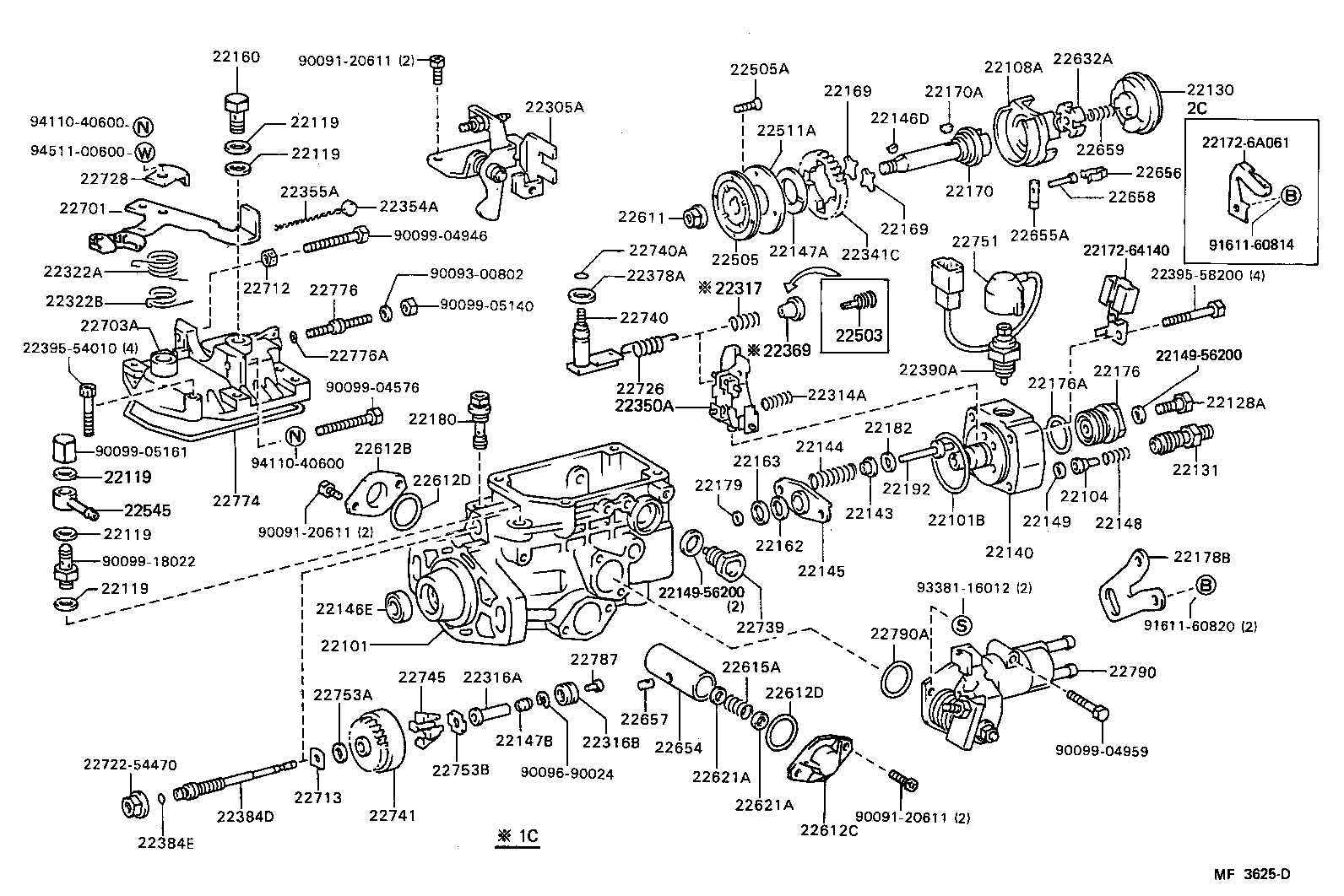  LITEACE |  INJECTION PUMP BODY