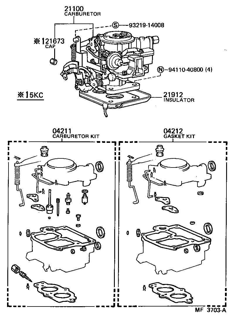  LITEACE |  CARBURETOR ASSEMBLY