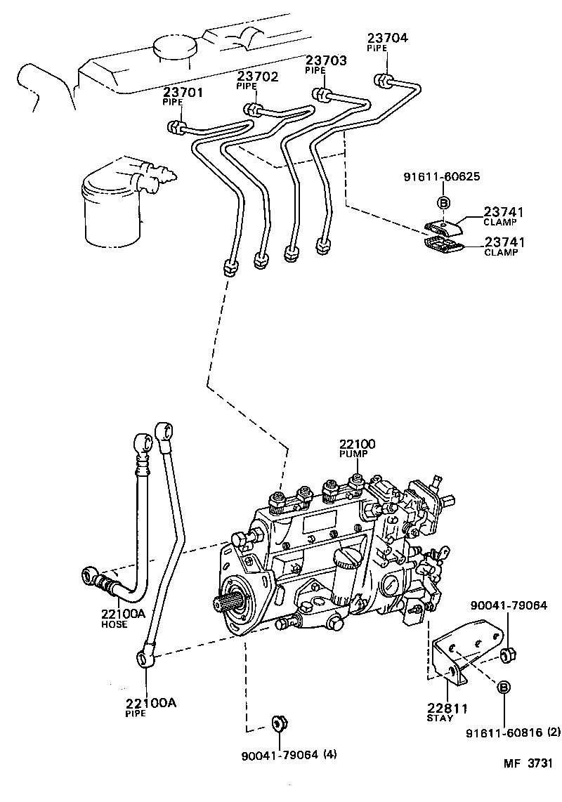  LAND CRUISER 70 |  INJECTION PUMP ASSEMBLY