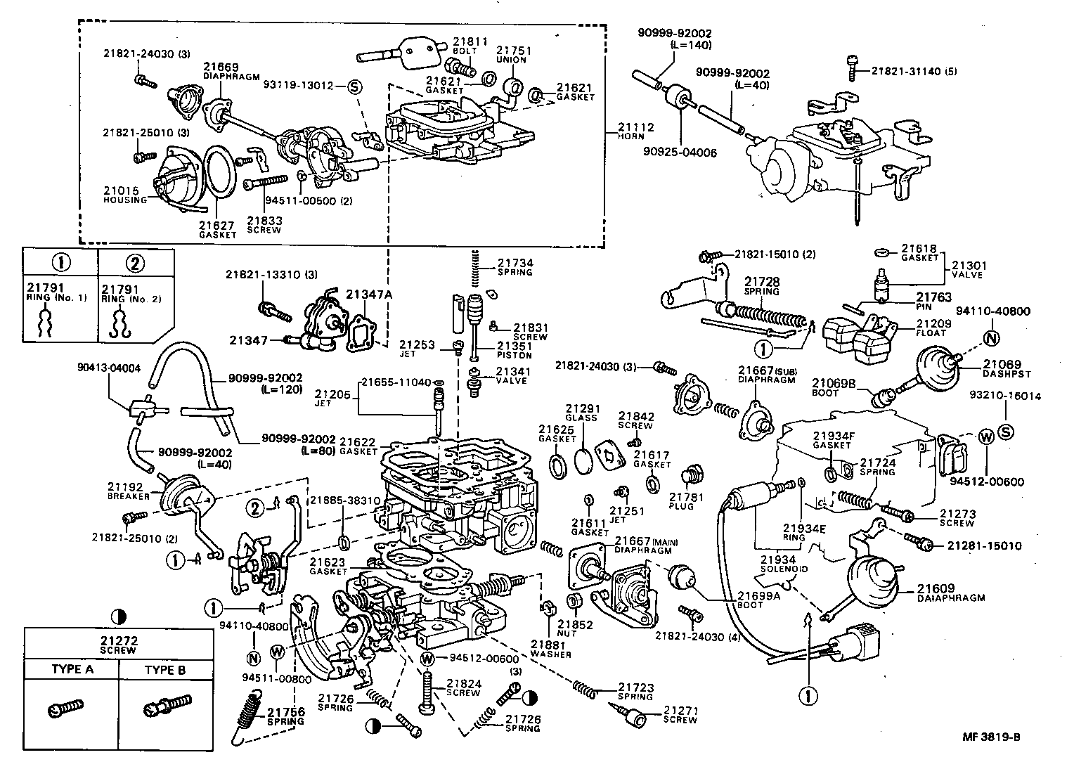  CRESSIDA |  CARBURETOR