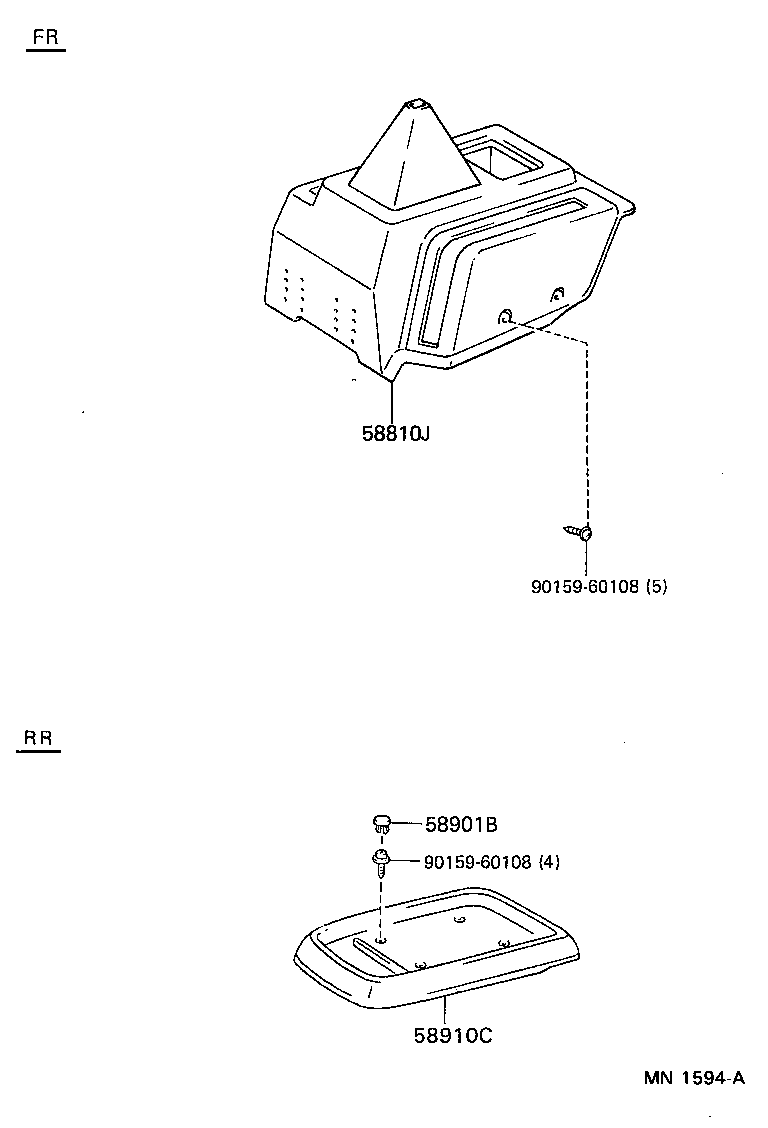  LITEACE VAN WAGON |  CONSOLE BOX BRACKET