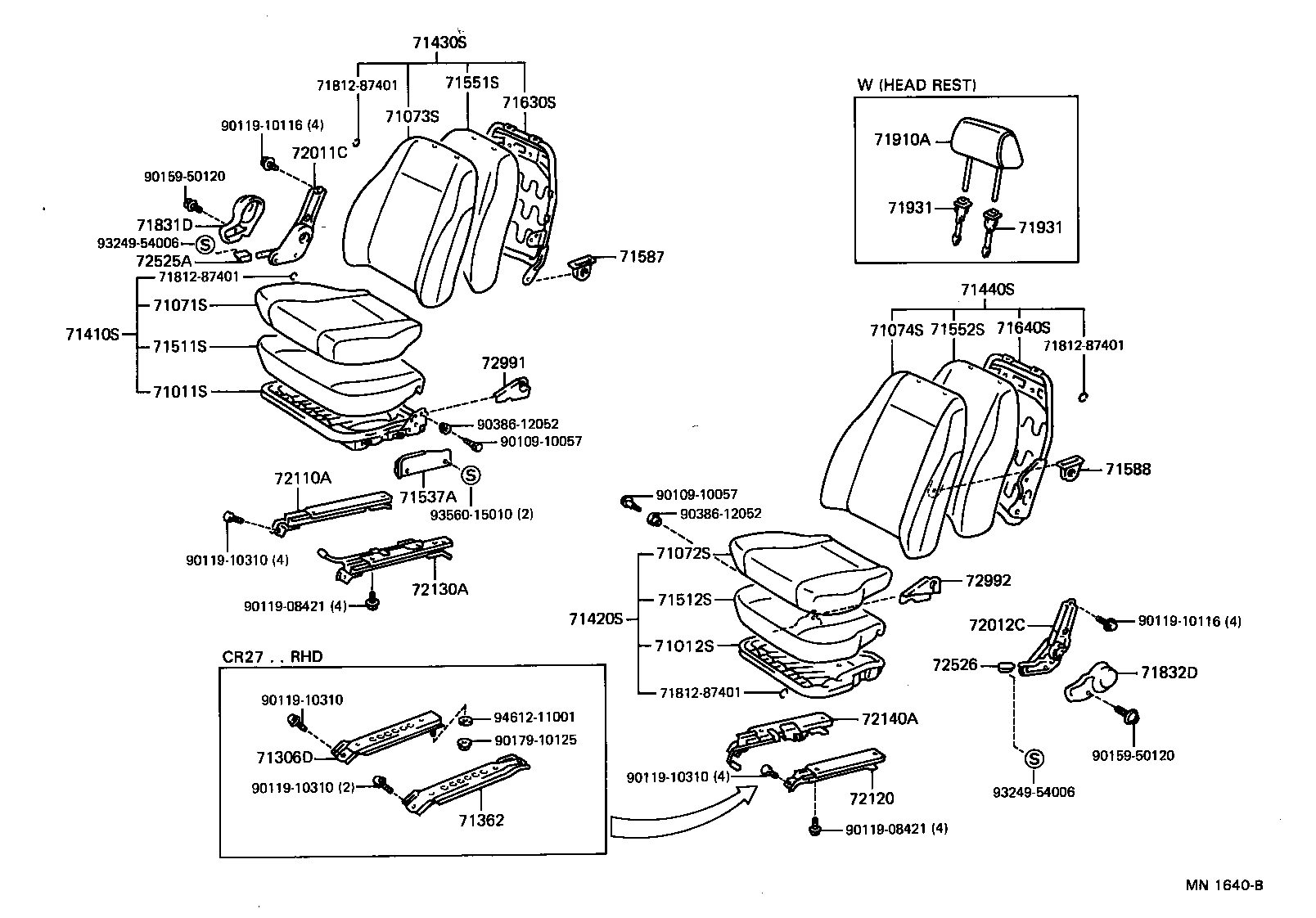  LITEACE VAN WAGON |  SEAT SEAT TRACK